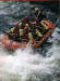 White water rafting near Lake Bala